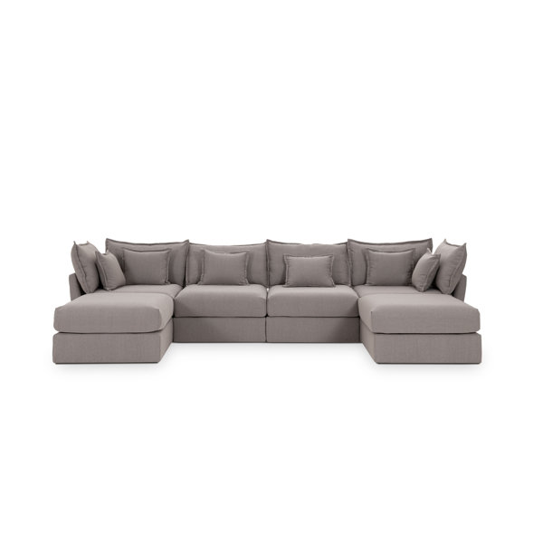 Home Sectionals 8 Piece Upholstered Sectional Wayfair
